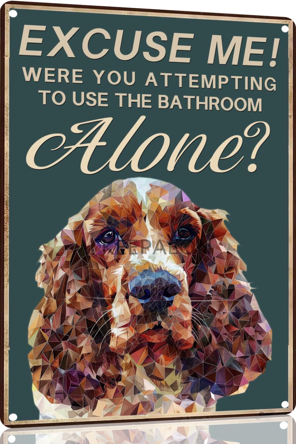 Home Alone Bathroom - Cocker Spaniel Dog Bathroom Wall Art