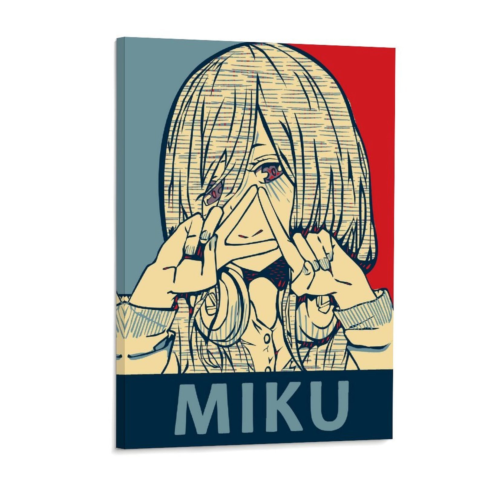 Home Bathroom Painting Ideas - Anime Miku Poster Vocaloid Pop Art