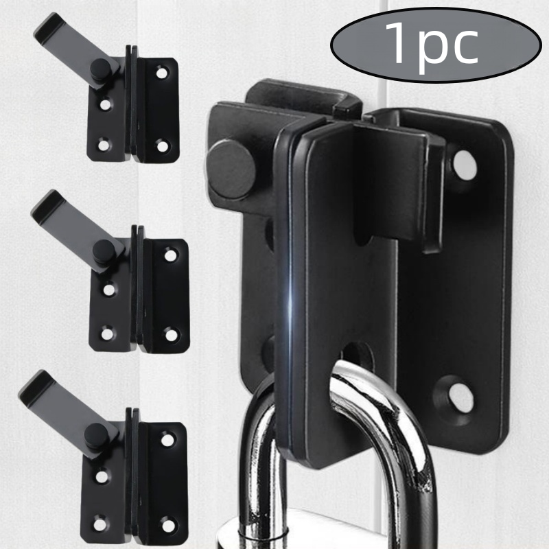 Home Alone Bathroom - 1pc black left opening anti-theft door