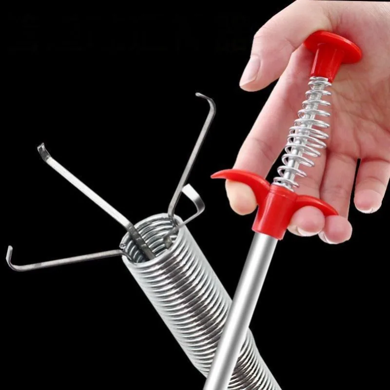 Home Bathroom Cleaner - Hand Pinch Cleaning Sewer Pipe Plunger