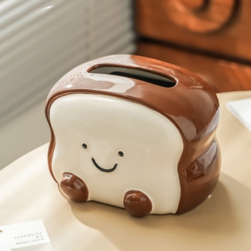 Creative Cartoon Toast Ceramic – Home Bathroom Decor Ideas recenzja i cena