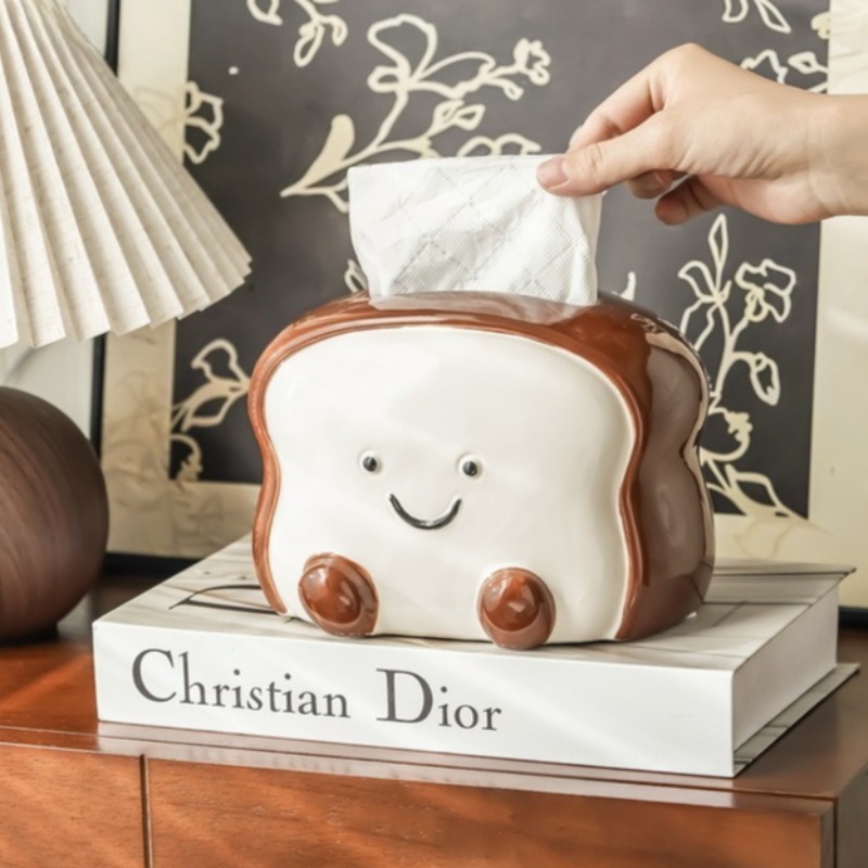 Creative Cartoon Toast Ceramic – Home Bathroom Decor Ideas recenzja i cena