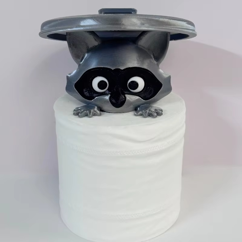 Cute Raccoon Toilet Paper Hold – Home Bathroom Decor Ideas recenzja i cena
