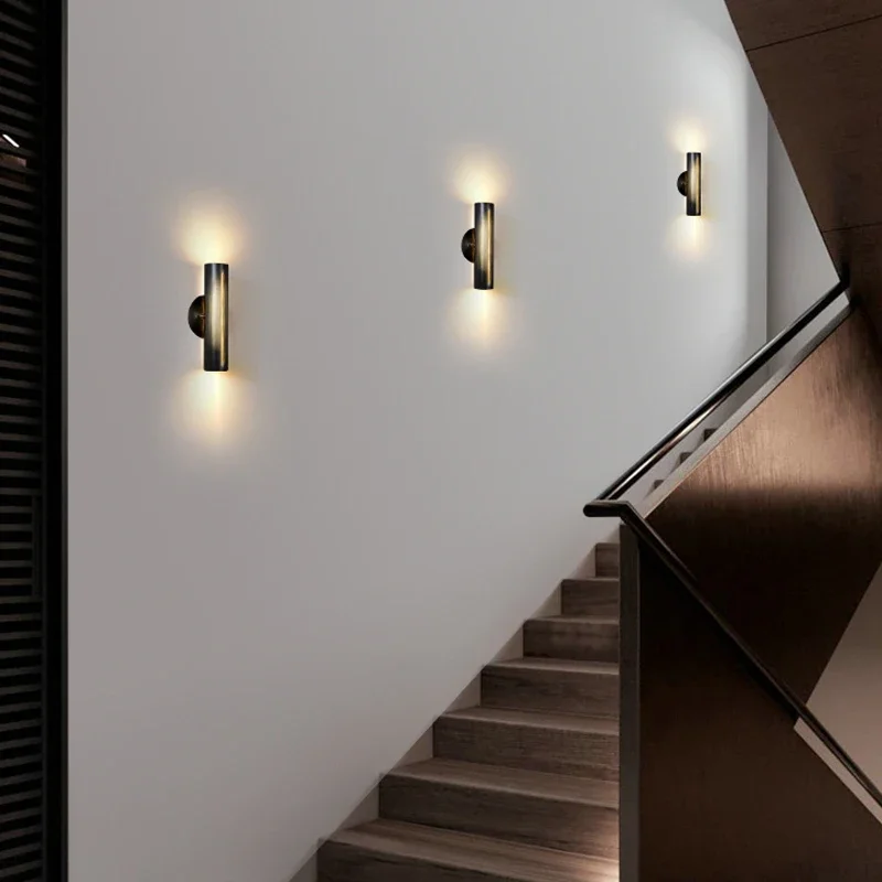 Sconce Wall Mount Lamps Stairw – Home Living Bathroom Vanity recenzja i cena