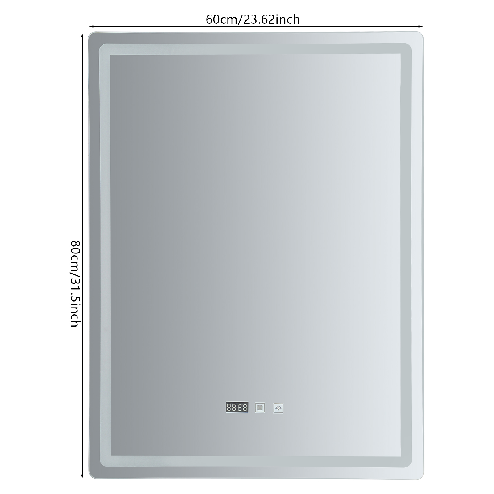 LED Bathroom Wall Mirror, Smar – Bathroom Mirror Led recenzja i cena