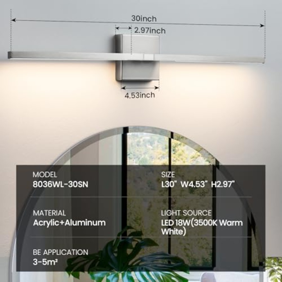 Bathroom Vanity Light Fixtures – Bathroom Mirror Led recenzja i cena