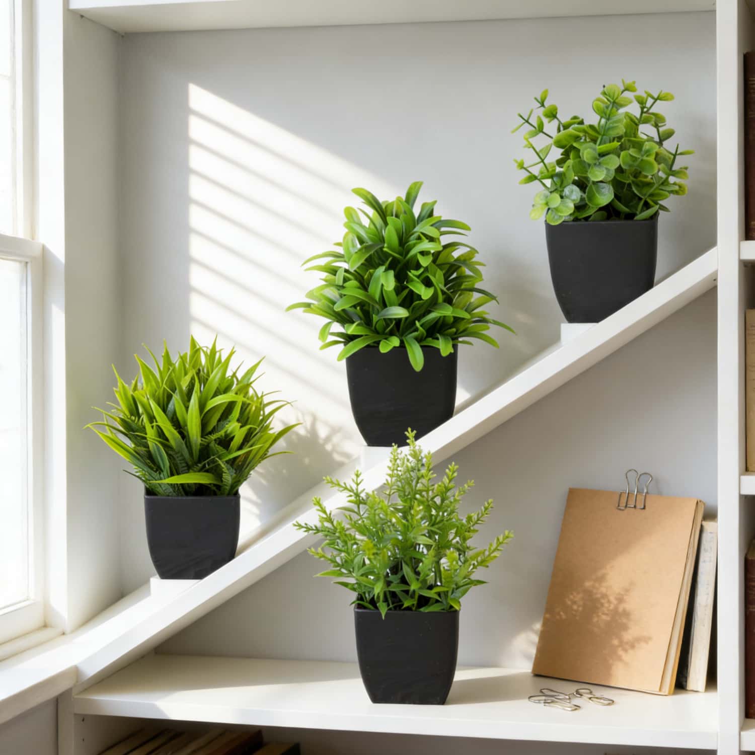 1pc Realistic Mini Eucalyptus  – Home Bathroom Shelf recenzja i cena