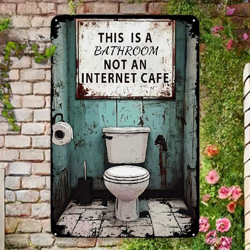 Funny Sarcastic Iron Bathroom  – Home Bathroom Decor Ideas recenzja i cena