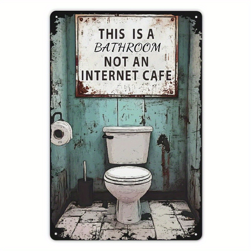 Funny Sarcastic Iron Bathroom  – Home Bathroom Decor Ideas recenzja i cena