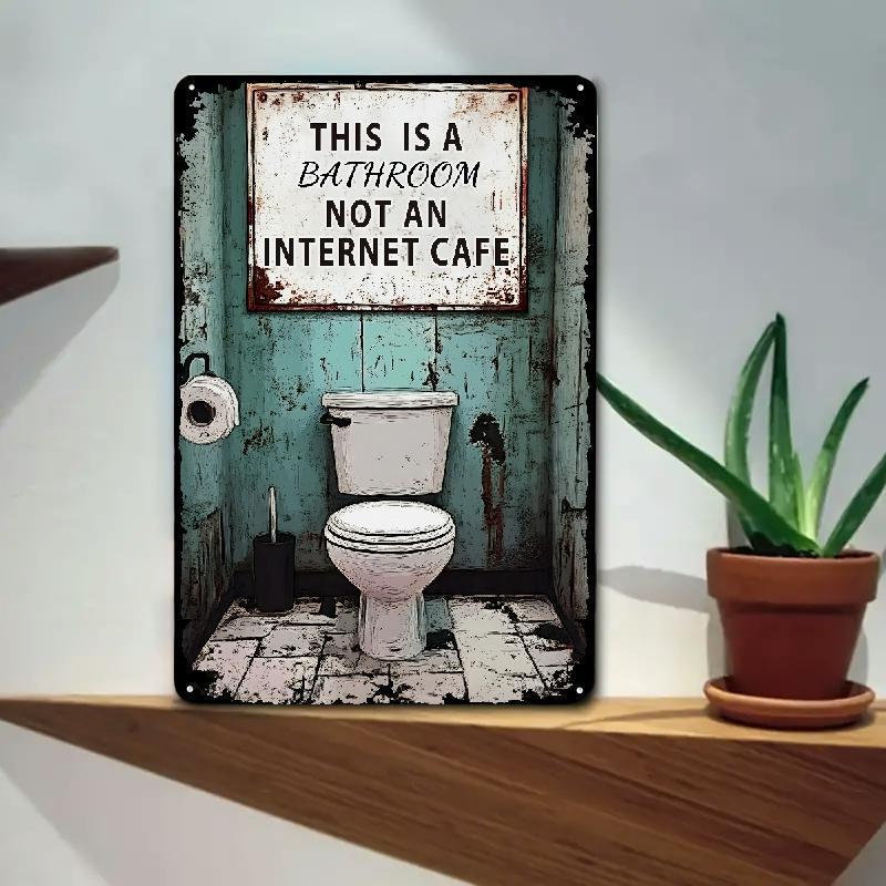 Funny Sarcastic Iron Bathroom  – Home Bathroom Decor Ideas recenzja i cena