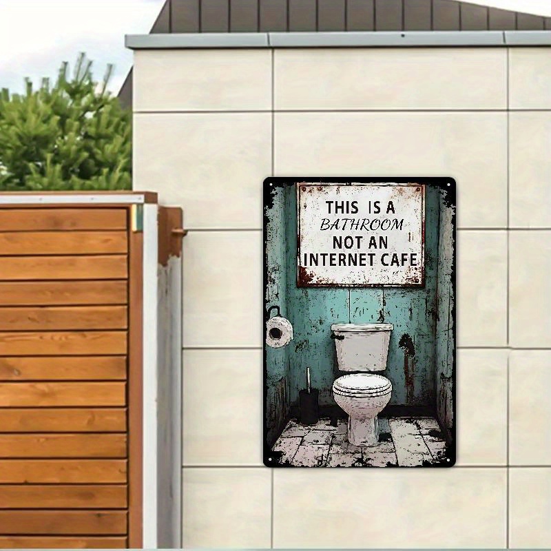 Funny Sarcastic Iron Bathroom  – Home Bathroom Decor Ideas recenzja i cena