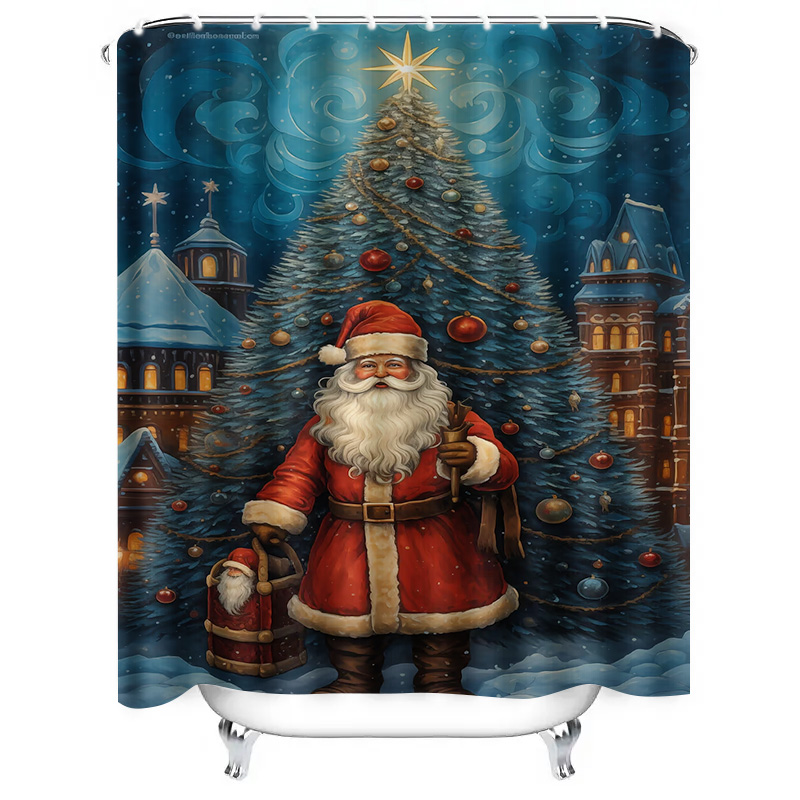 Tuniu Festive Santa Claus Bath – Home Bathroom Decor Ideas recenzja i cena
