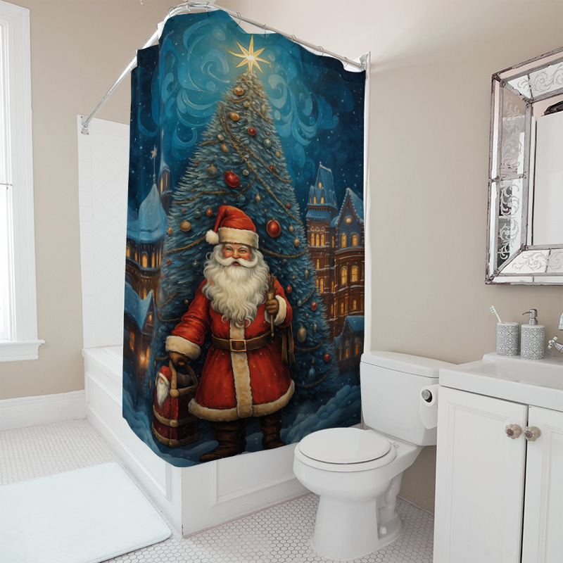 Tuniu Festive Santa Claus Bath – Home Bathroom Decor Ideas recenzja i cena