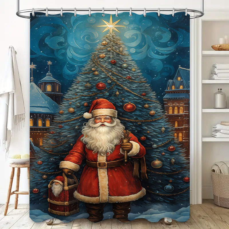 Tuniu Festive Santa Claus Bath – Home Bathroom Decor Ideas recenzja i cena