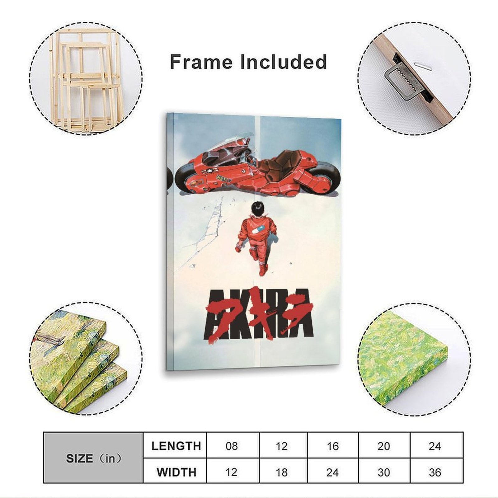 Akira Motorcycle Poster Anime  – Home Bathroom Painting Ideas recenzja i cena