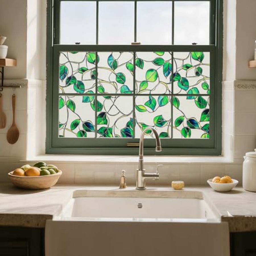 Frosted Glass Window Film Heat – Home Bathroom Window Tint recenzja i cena