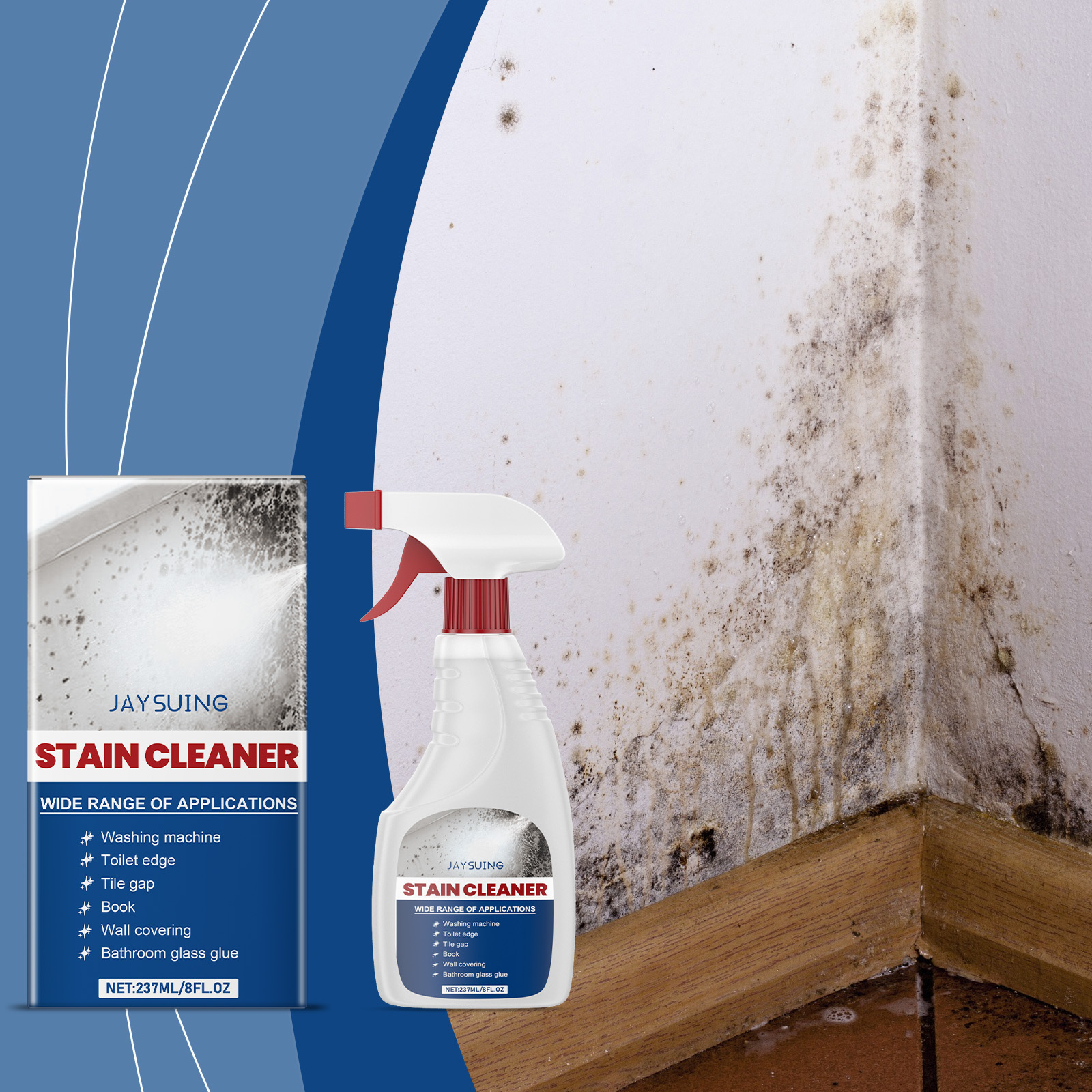 Jaysuing Wall Stain Removal Sp – Home Bathroom Cleaner recenzja i cena