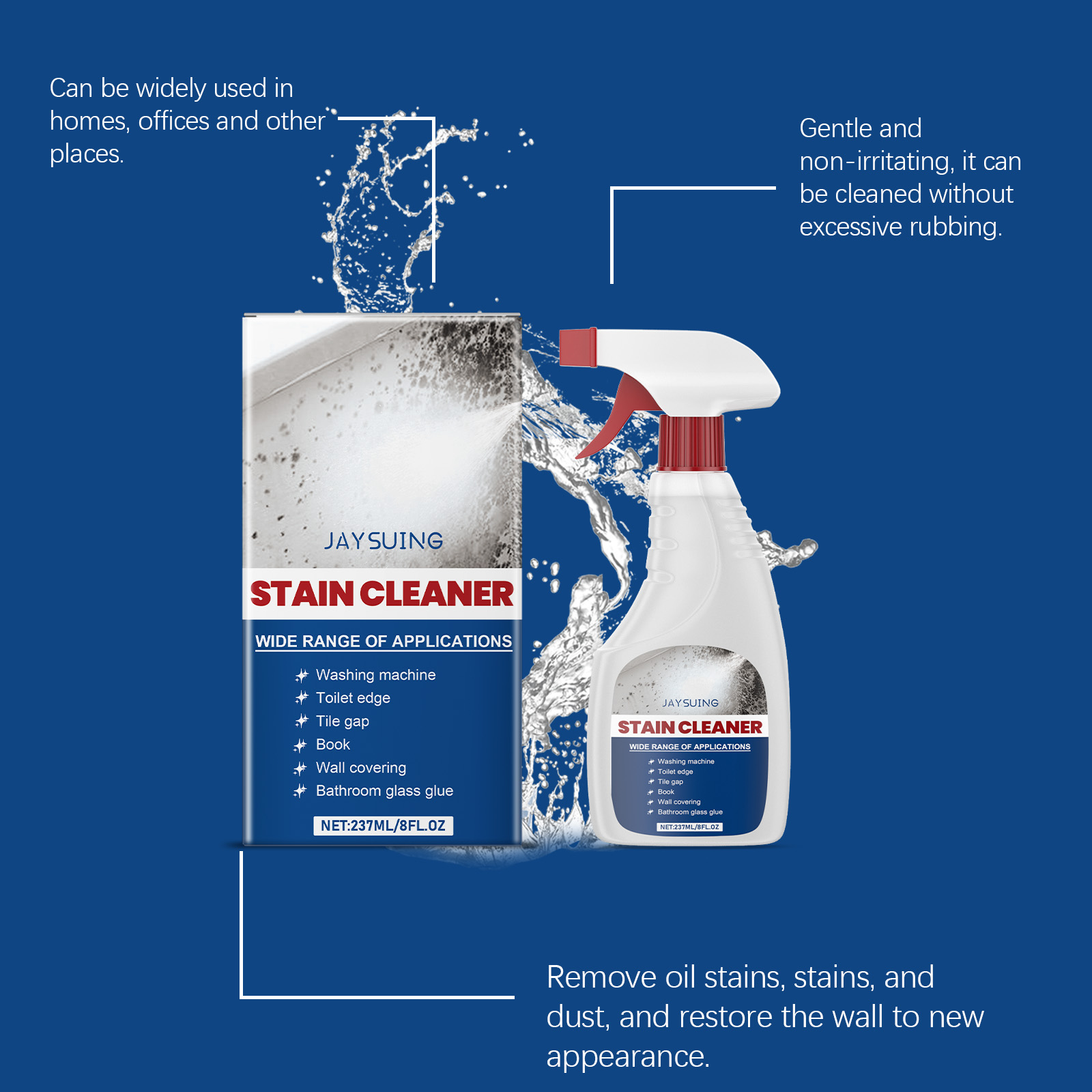 Jaysuing Wall Stain Removal Sp – Home Bathroom Cleaner recenzja i cena
