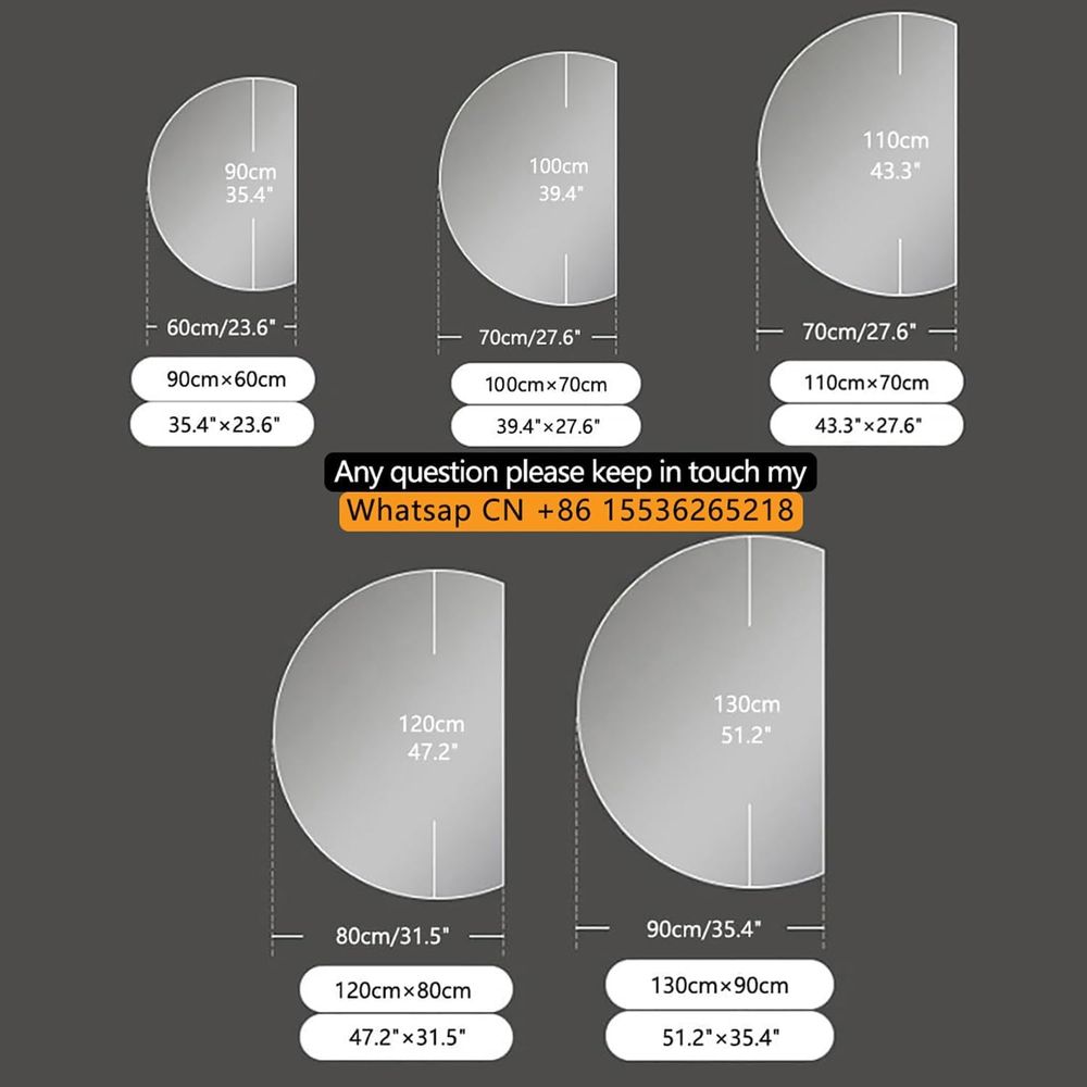 51x35 Semicircle LED Lighted V – Bathroom Mirror Led recenzja i cena