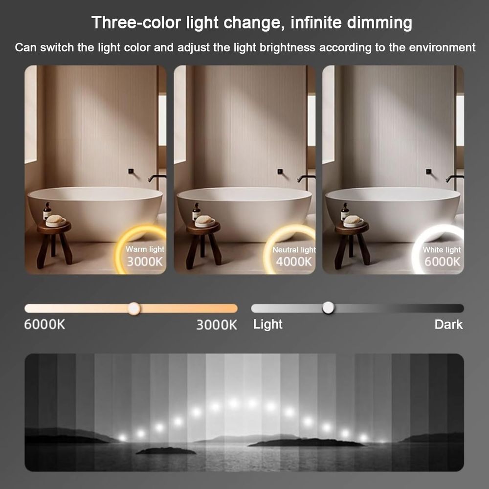 51x35 Semicircle LED Lighted V – Bathroom Mirror Led recenzja i cena