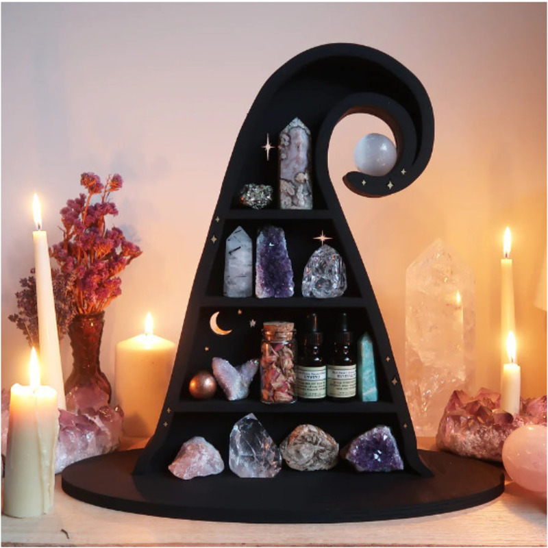 New Vintage Witch Hat Crystal  – Home Bathroom Shelf recenzja i cena