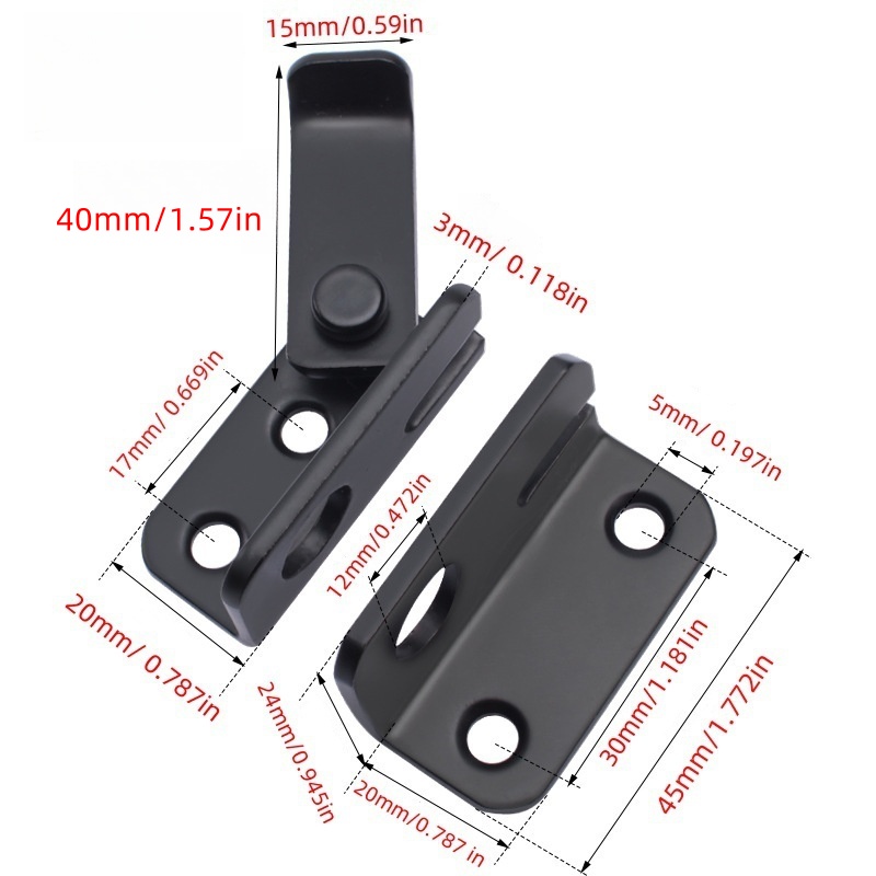 1pc black left opening anti-th – Home Alone Bathroom recenzja i cena