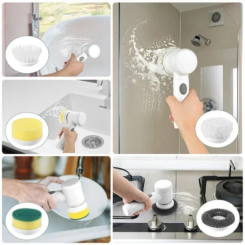 Electric Power Spin Scrubber 5 – Home Bathroom Cleaner recenzja i cena