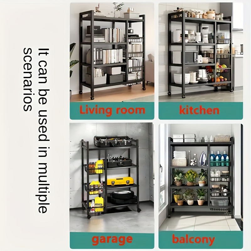 us1pc Movable Storage Rack, Ad – Home Bathroom Shelf recenzja i cena