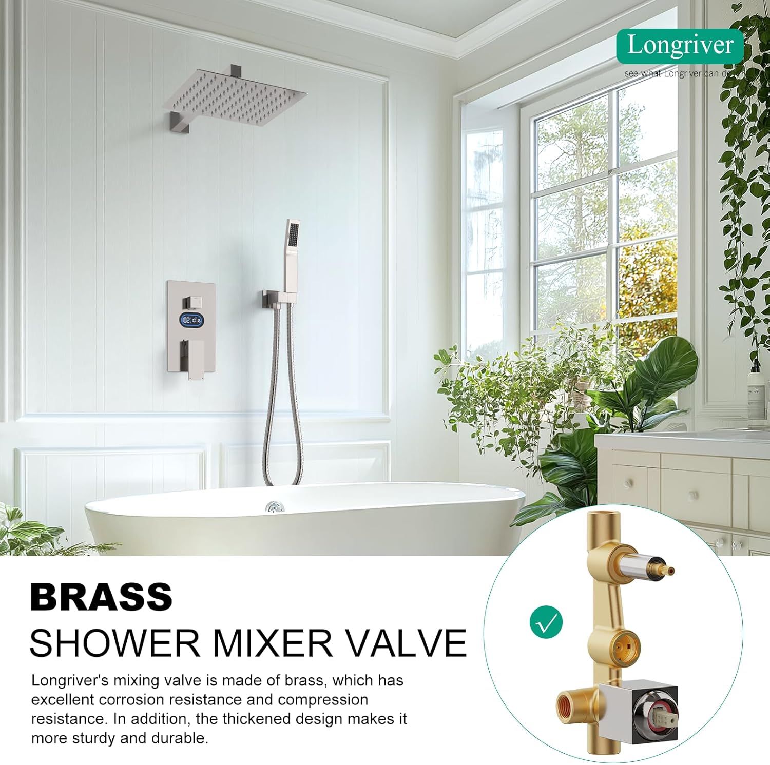 Hydro Power LED Shower Faucet  – Shower Head Rain recenzja i cena