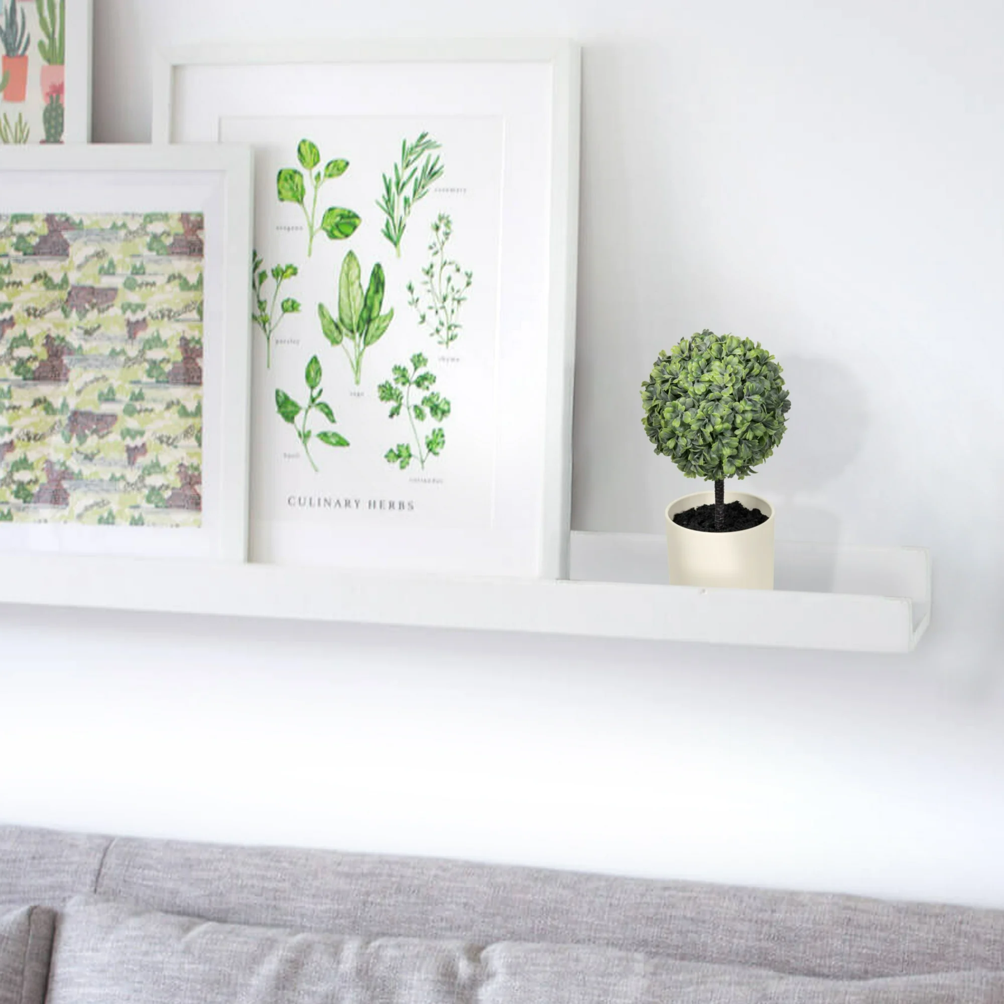 10-Inch Artificial Boxwood Pla – Home Bathroom Shelf recenzja i cena