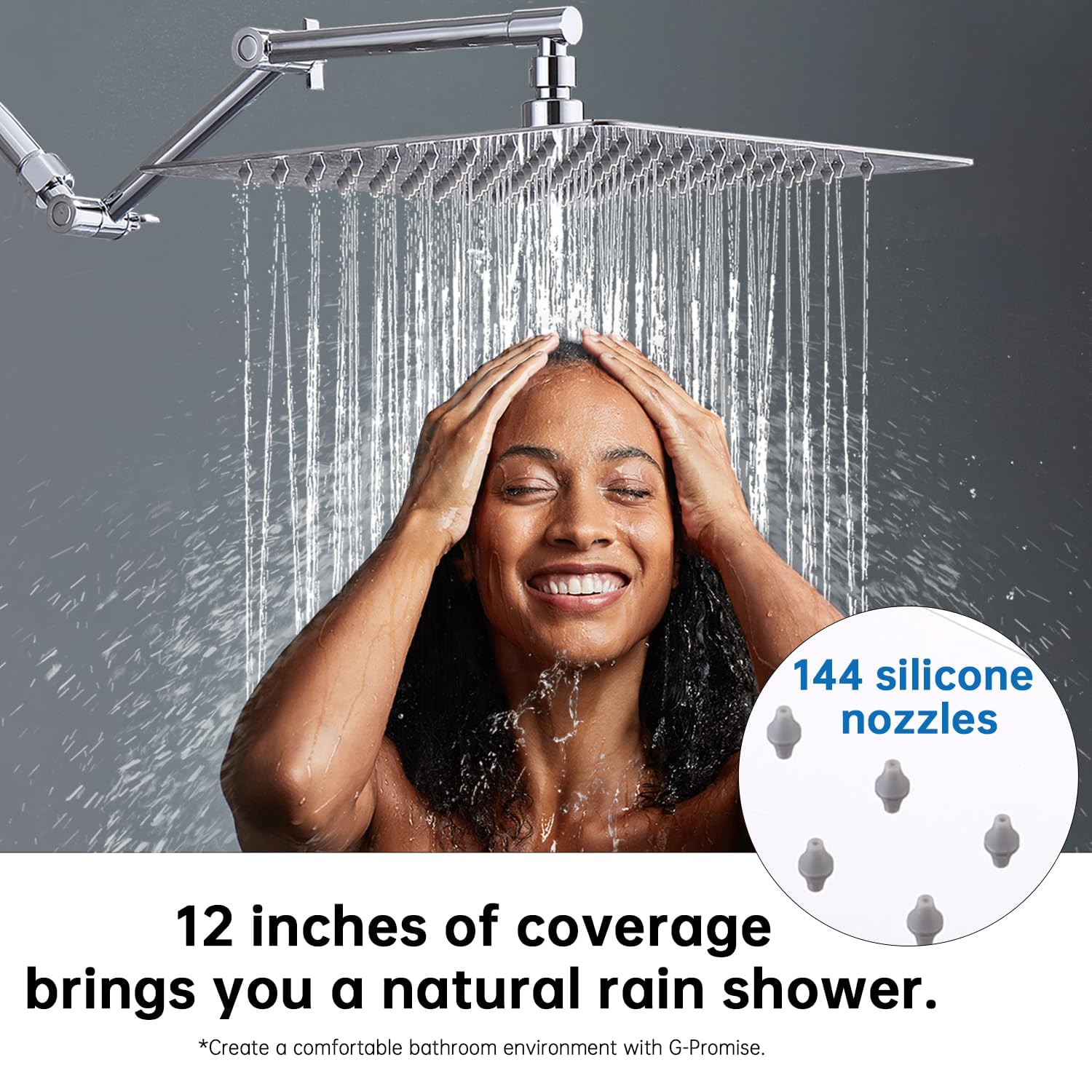 16x10 Inch Stainless Steel Rai – Shower Head Rain recenzja i cena