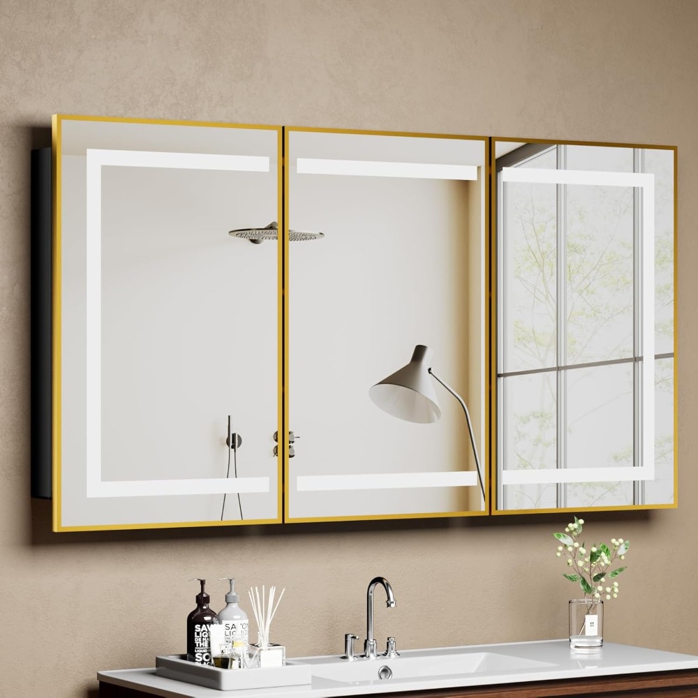 Led Medicine Cabinet with Mirr – Home Living Bathroom Vanity recenzja i cena