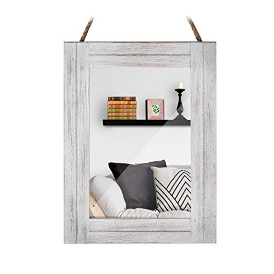 Rectangle Wall Mirror for Bath – Home Living Bathroom Vanity recenzja i cena