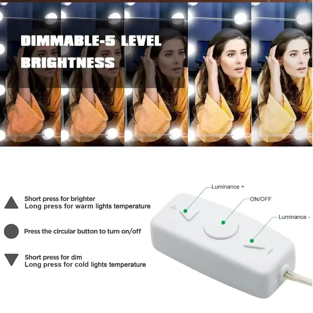 10LED Makeup Mirror Light Bulb – Bathroom Mirror Led recenzja i cena