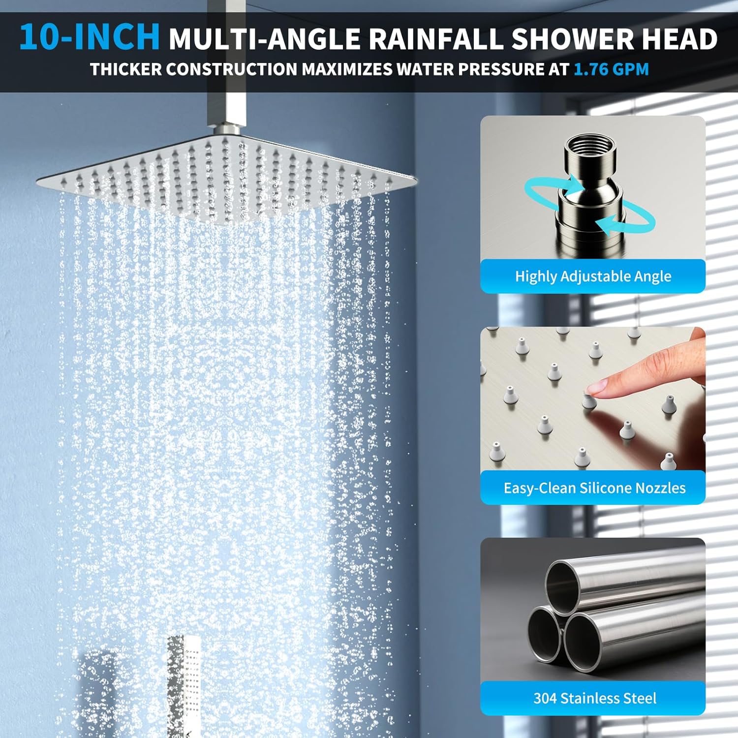 Dual Shower System with Rain H – Shower Head Rain recenzja i cena