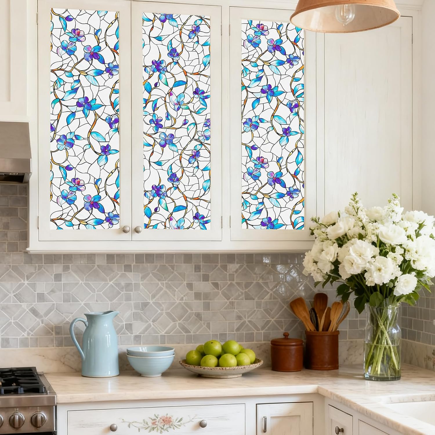 Frosted Glass Window Film, UV  – Home Bathroom Window Tint recenzja i cena