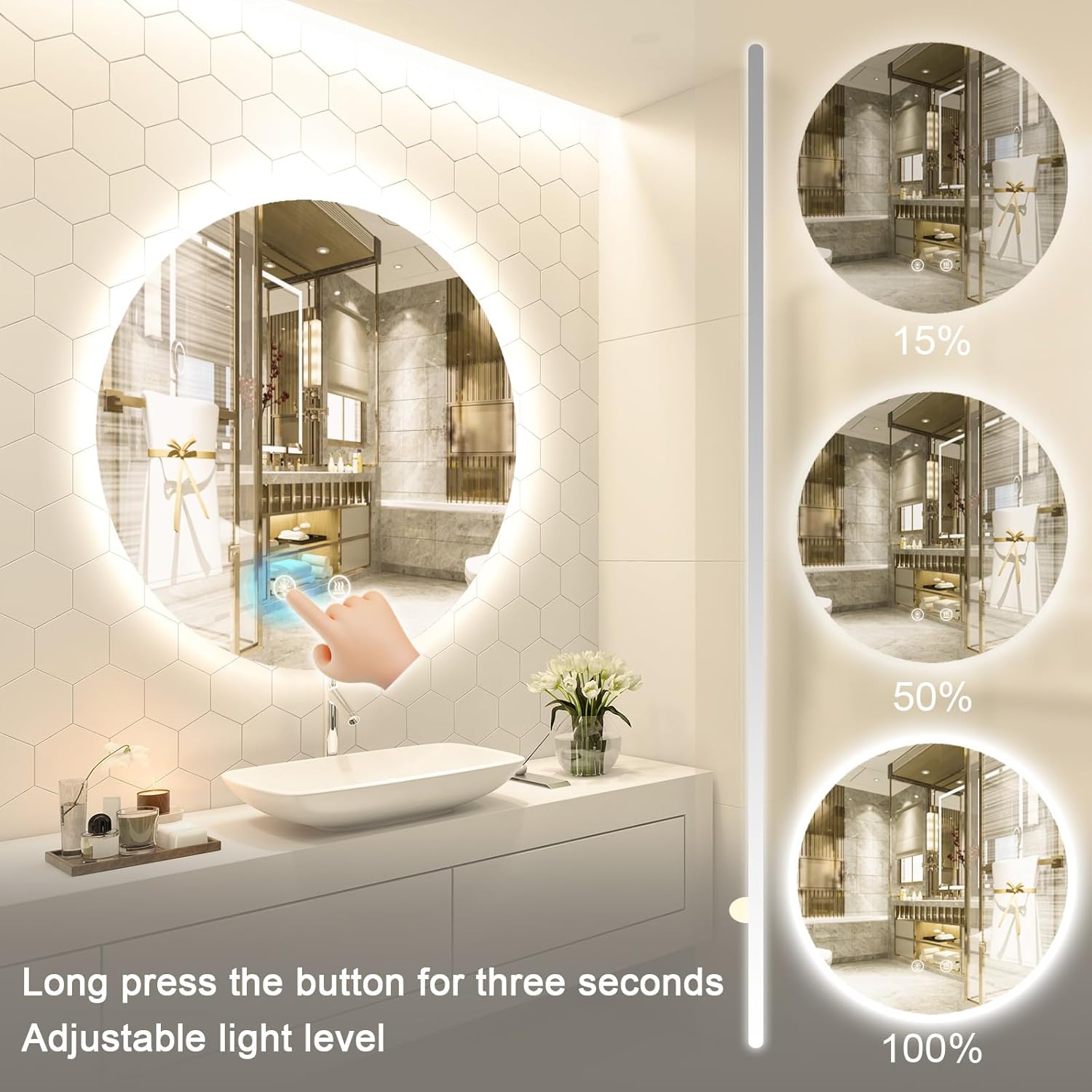 Luxury LED Bathroom Mirror Tou – Bathroom Mirror Led recenzja i cena
