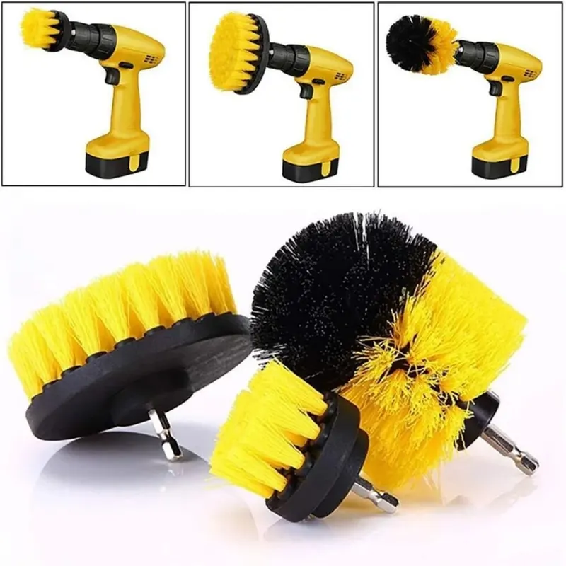 3 pcs/set drill brush set powe – Home Bathroom Cleaner recenzja i cena
