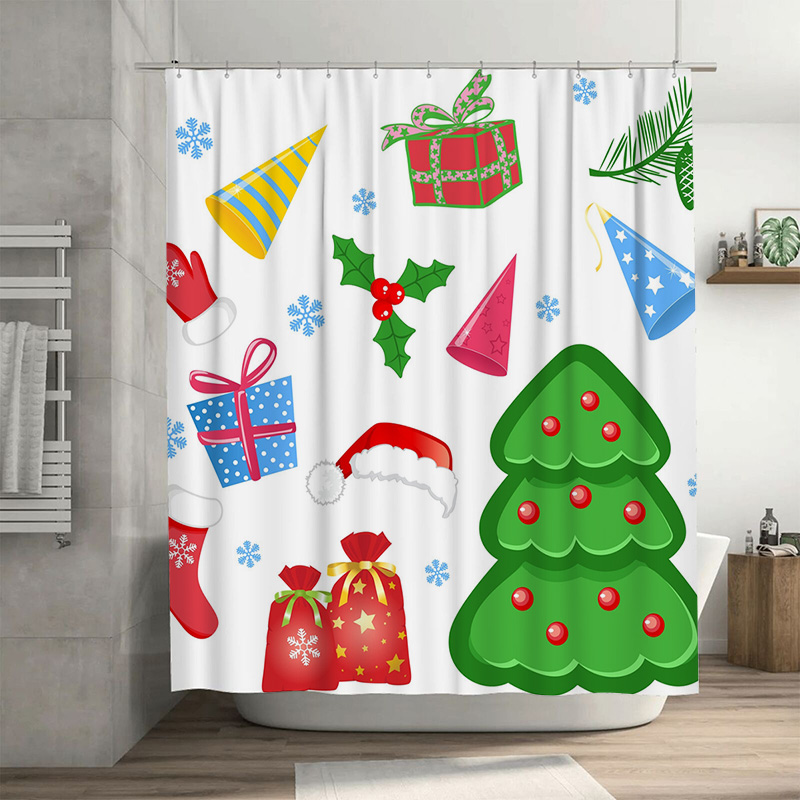 TU Shower Curtain Christmas Fo – Home Bathroom Decor Ideas recenzja i cena