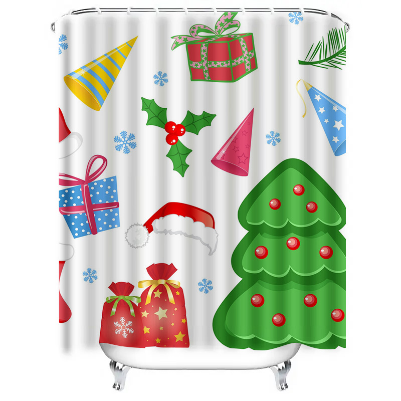 TU Shower Curtain Christmas Fo – Home Bathroom Decor Ideas recenzja i cena