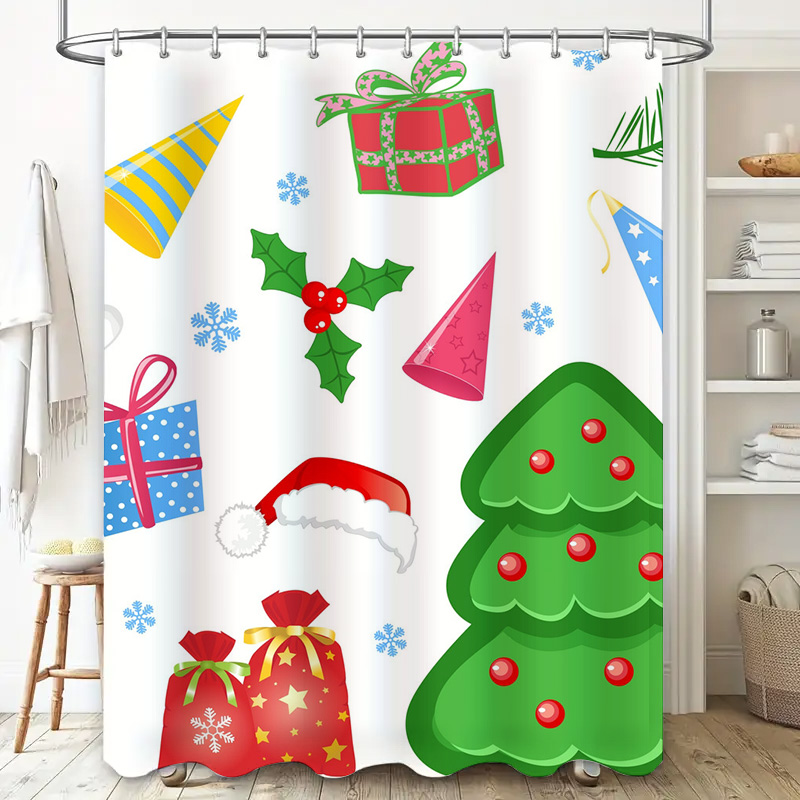 TU Shower Curtain Christmas Fo – Home Bathroom Decor Ideas recenzja i cena