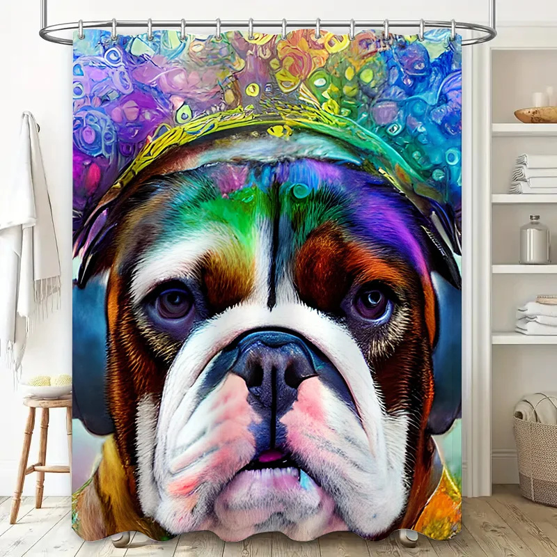 Vibrant Animal Print Shower Cu – Home Bathroom Decor Ideas recenzja i cena