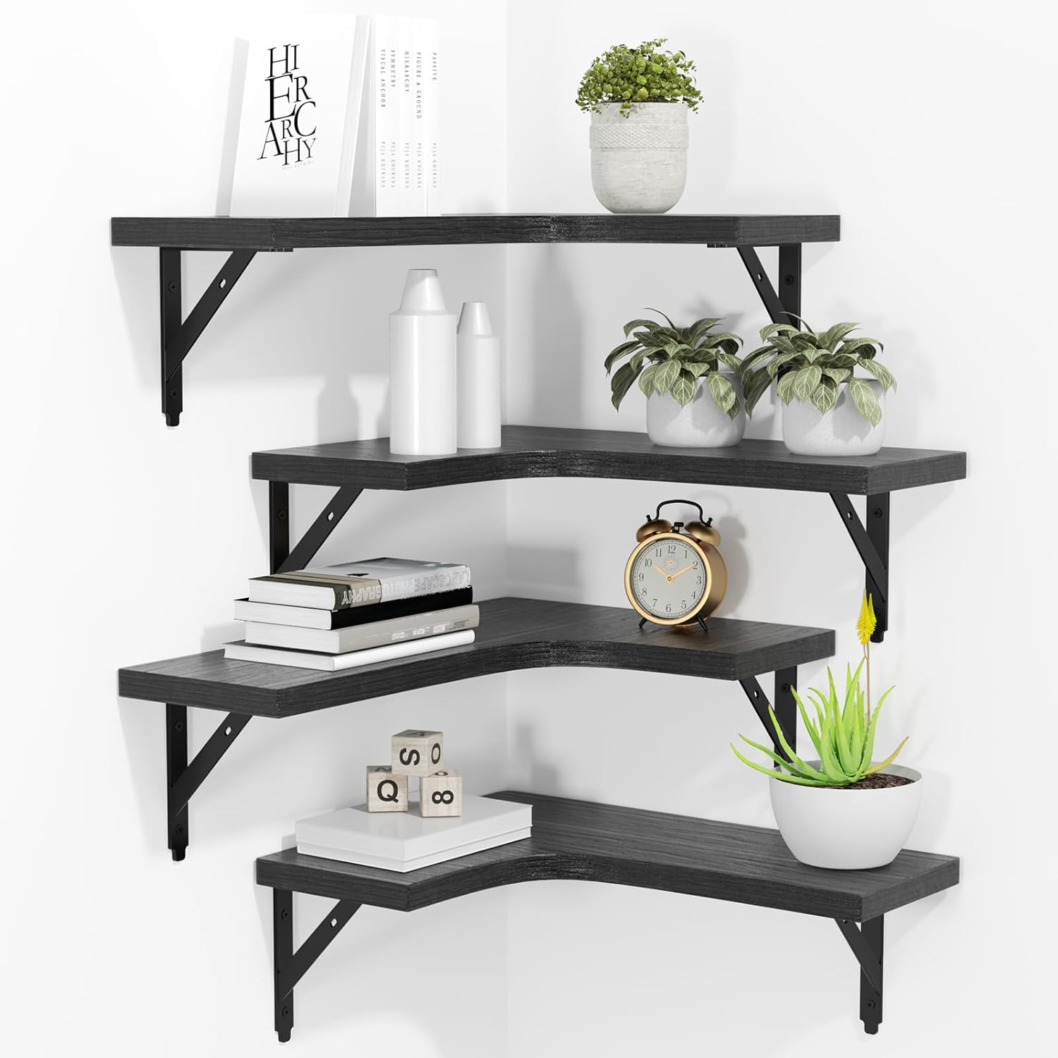 Corner Floating Shelves Set of – Home Bathroom Shelf recenzja i cena