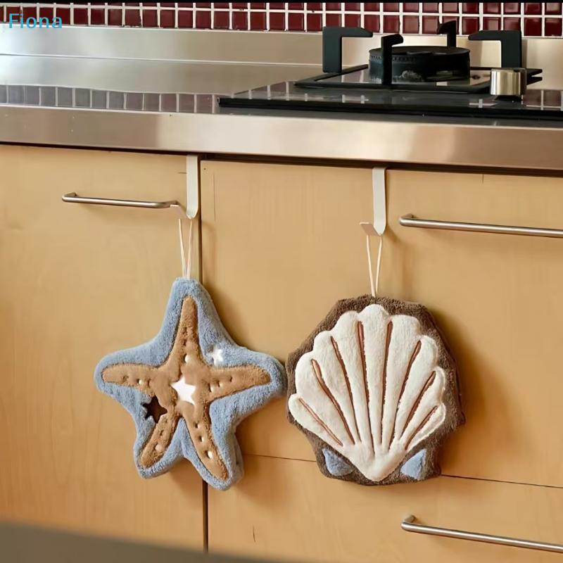 ✔Hanging Hand Towels,Starfish  – Home Bathroom Cleaner recenzja i cena