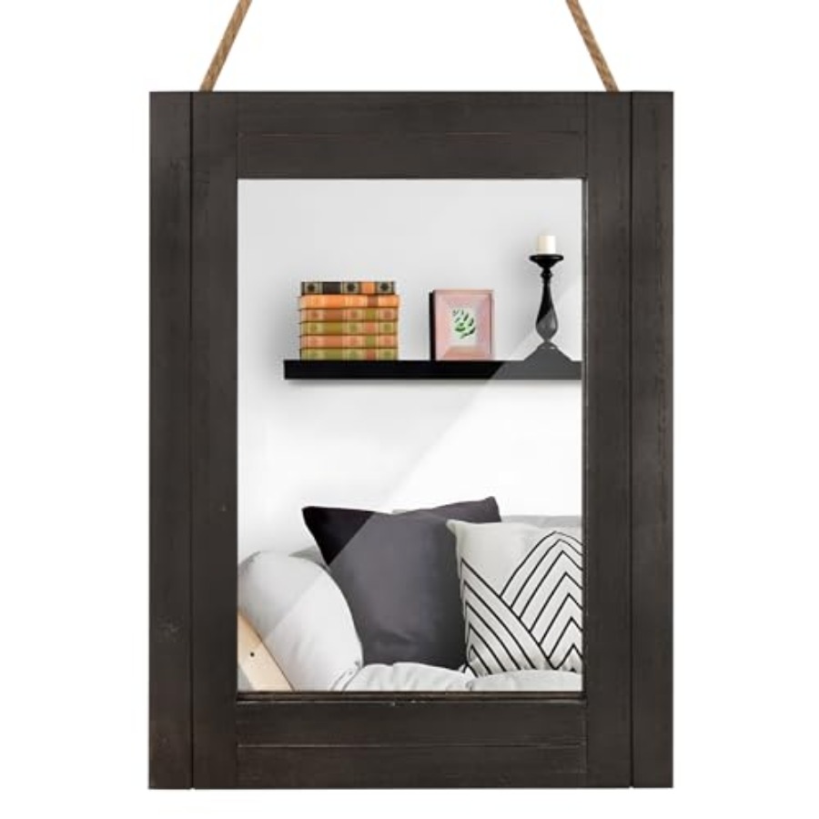 Rectangle Wall Mirror for Bath – Home Living Bathroom Vanity recenzja i cena