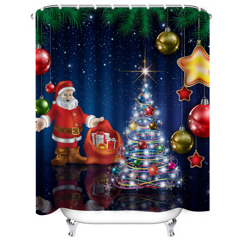 TU Christmas Shower Curtain Sa – Home Bathroom Decor Ideas recenzja i cena