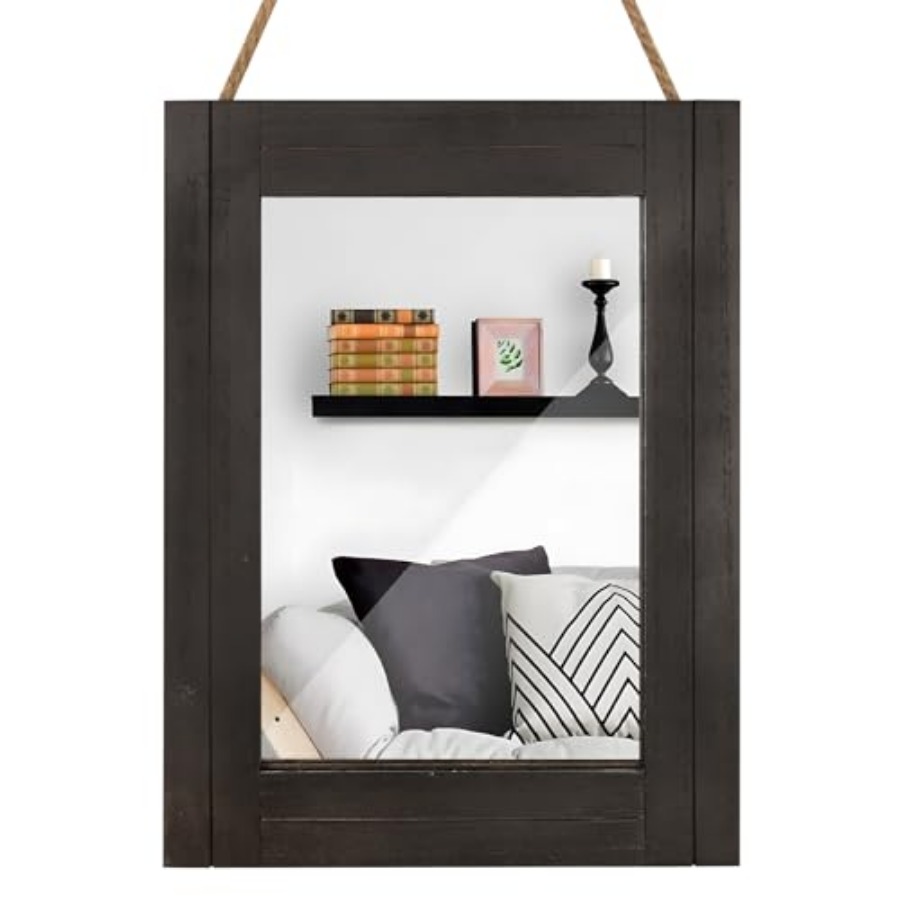 Rectangle Wall Mirror for Bath – Home Living Bathroom Vanity recenzja i cena