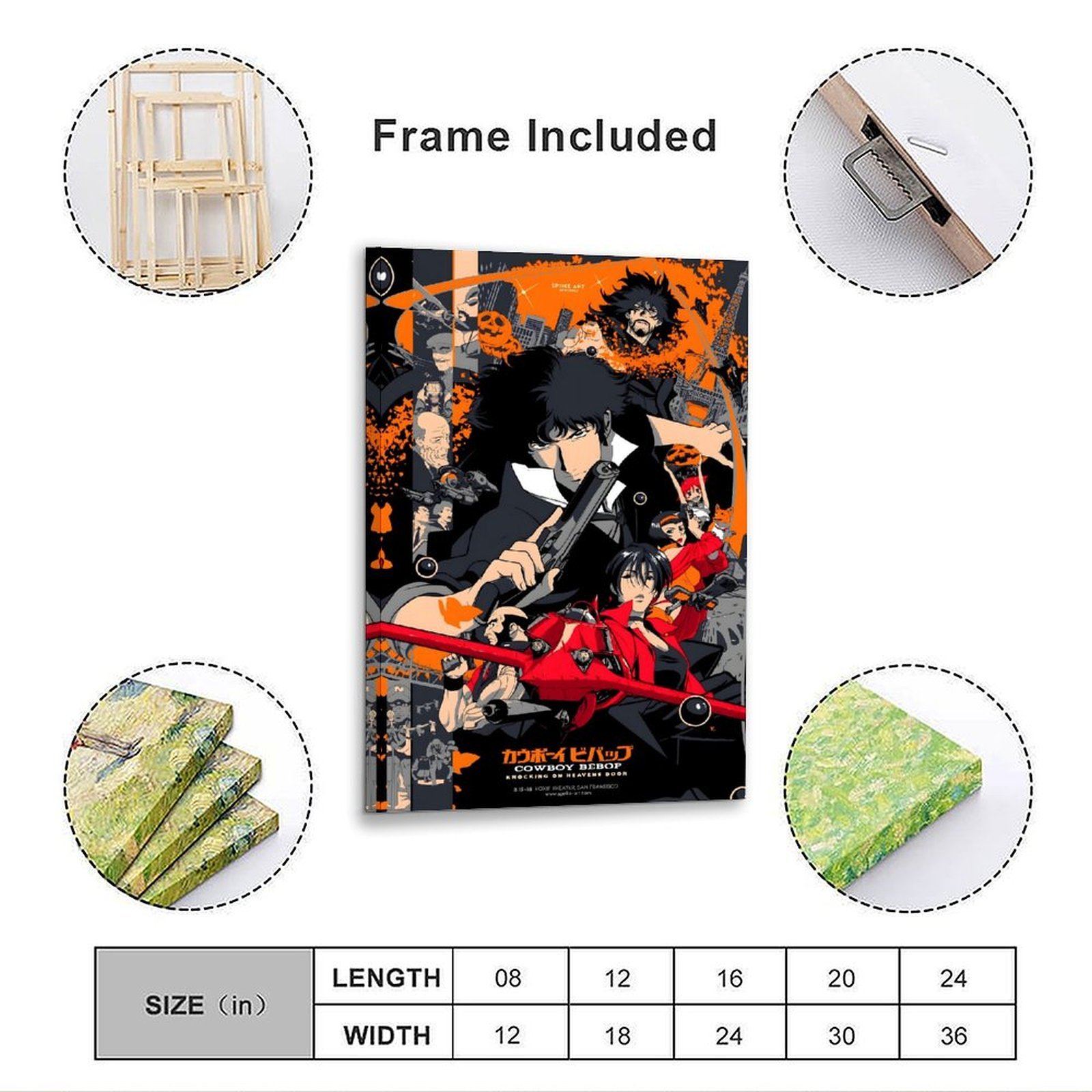 Cowboy Bebop Anime Poster Spik – Home Bathroom Painting Ideas recenzja i cena