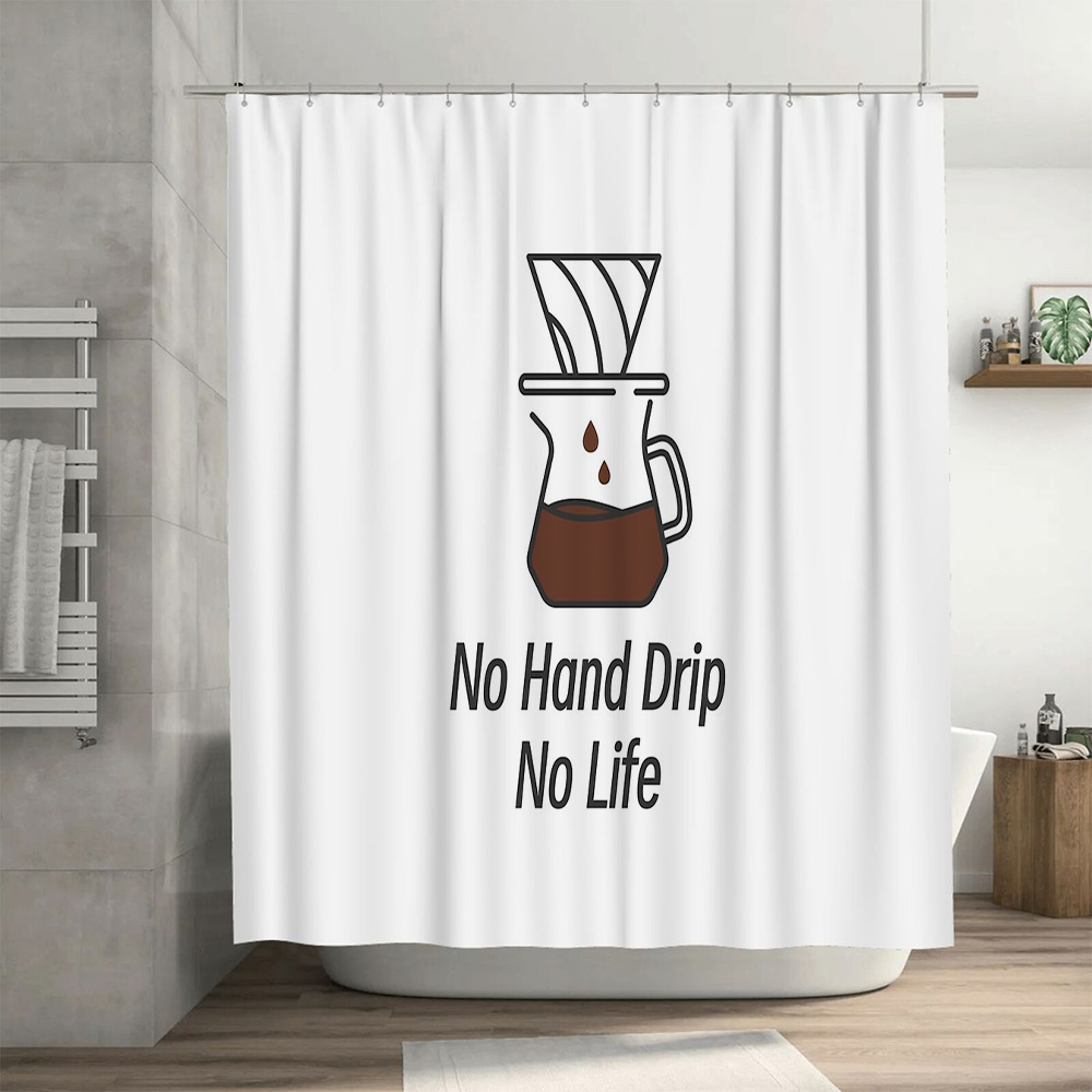 Coffee Lover Shower Curtain Fu – Home Bathroom Decor Ideas recenzja i cena