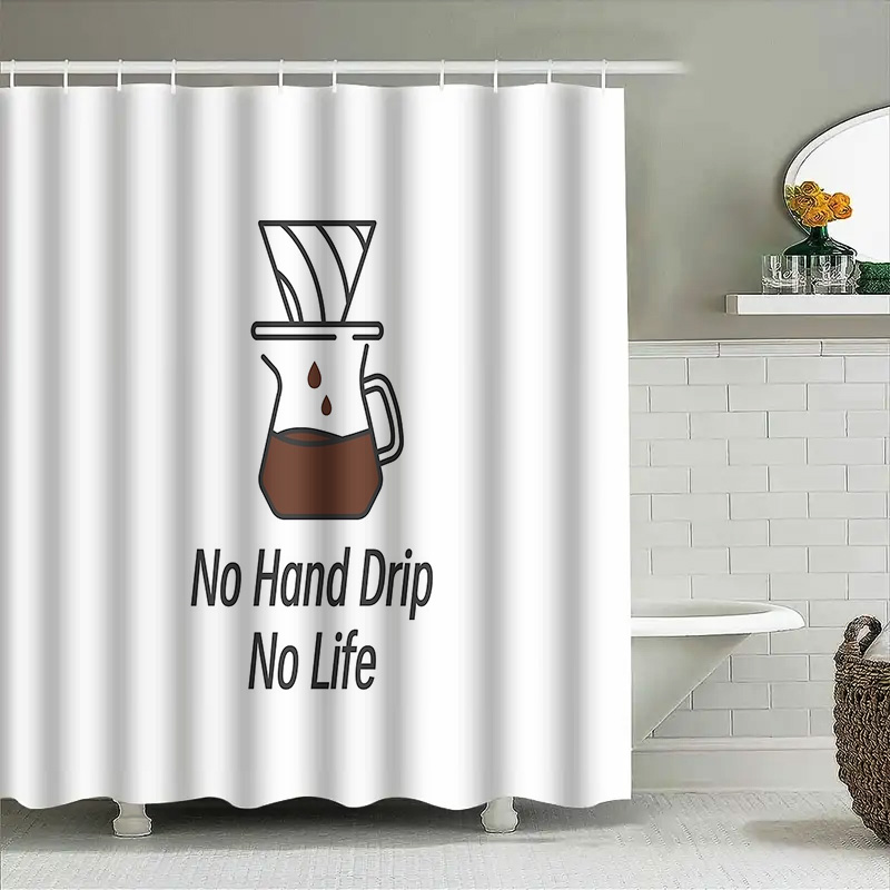 Coffee Lover Shower Curtain Fu – Home Bathroom Decor Ideas recenzja i cena